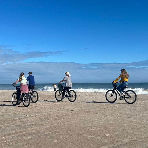 Beach bike tour image