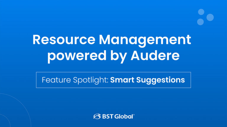 Resource Management powered by Audere - Feature Spotlight: Smart Suggestions